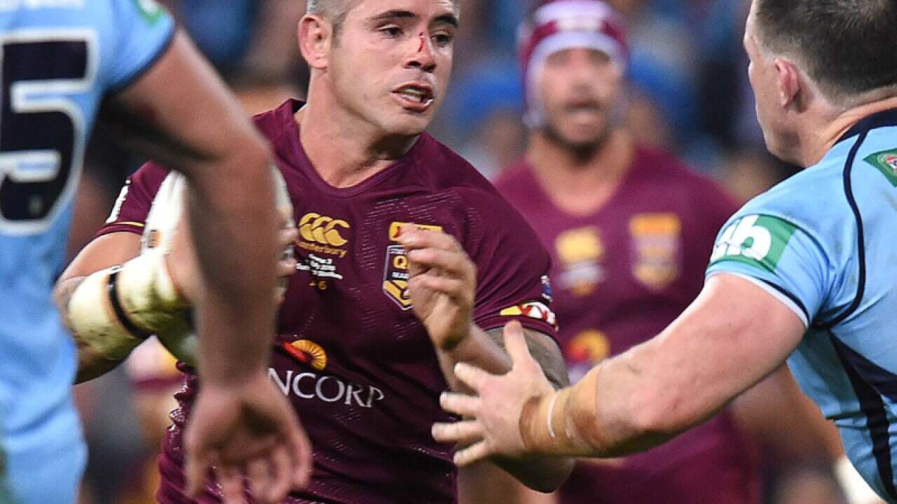Corey Parker of the Maroons