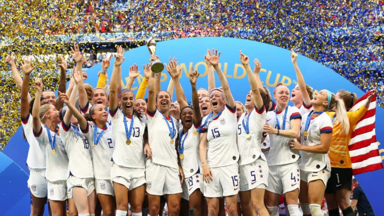 Su otto edizioni dei Campionati del mondo di calcio femminili, gli Stati Uniti se ne sono aggiudicate 4 (1991, 1999, 2015 e 2019)