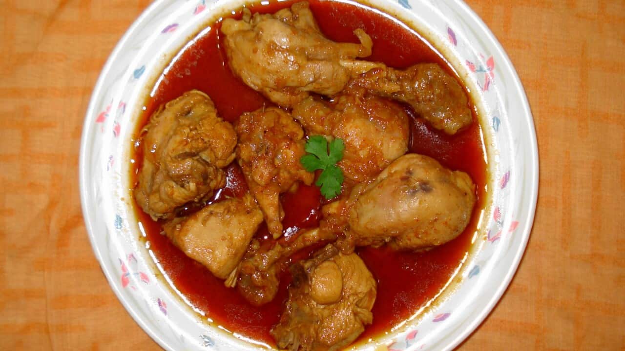 Curry chicken