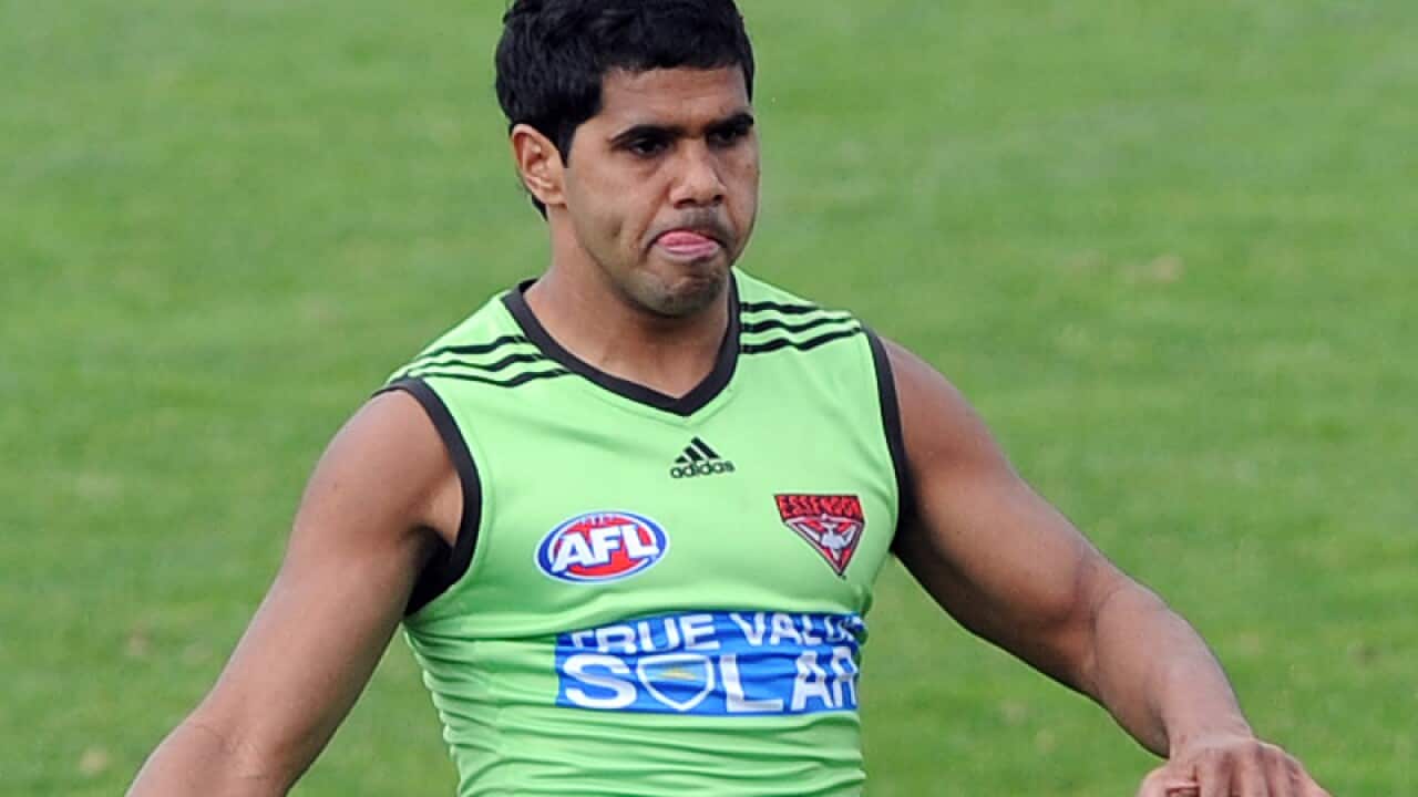 Indigenous Australian International Rules vice captain Aaron Davey