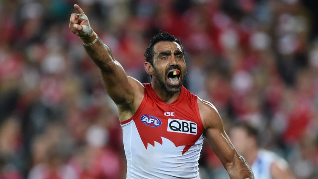 Adam Goodes was an ambassador of the Racism - It Stops With Me campaign