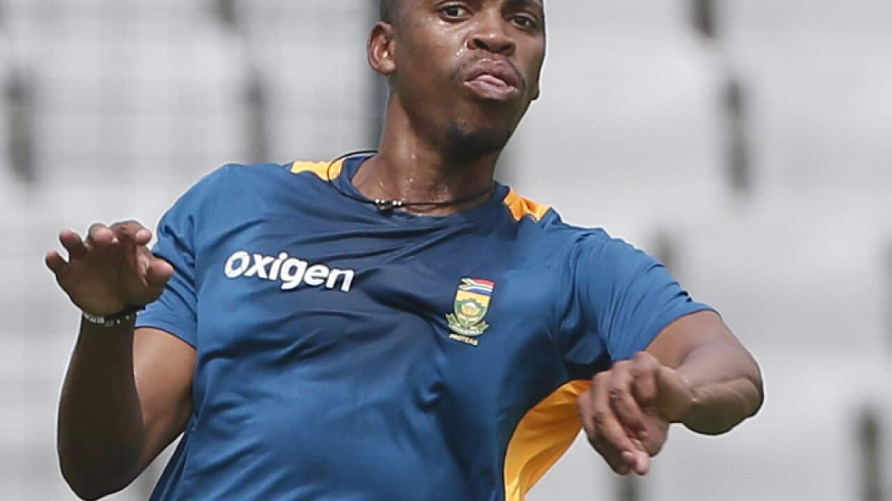 South Africa’s Aaron Phangiso