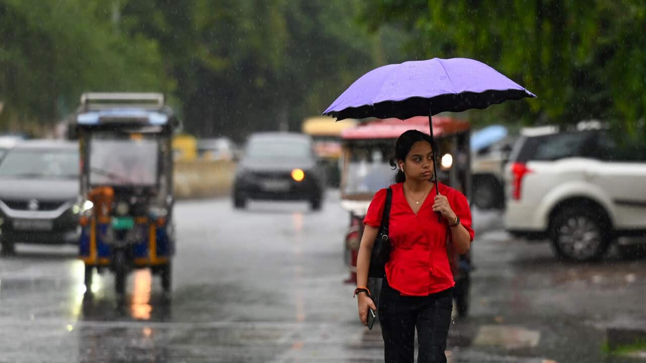 India: Heavy Rain Lashes Parts Of Delhi-NCR