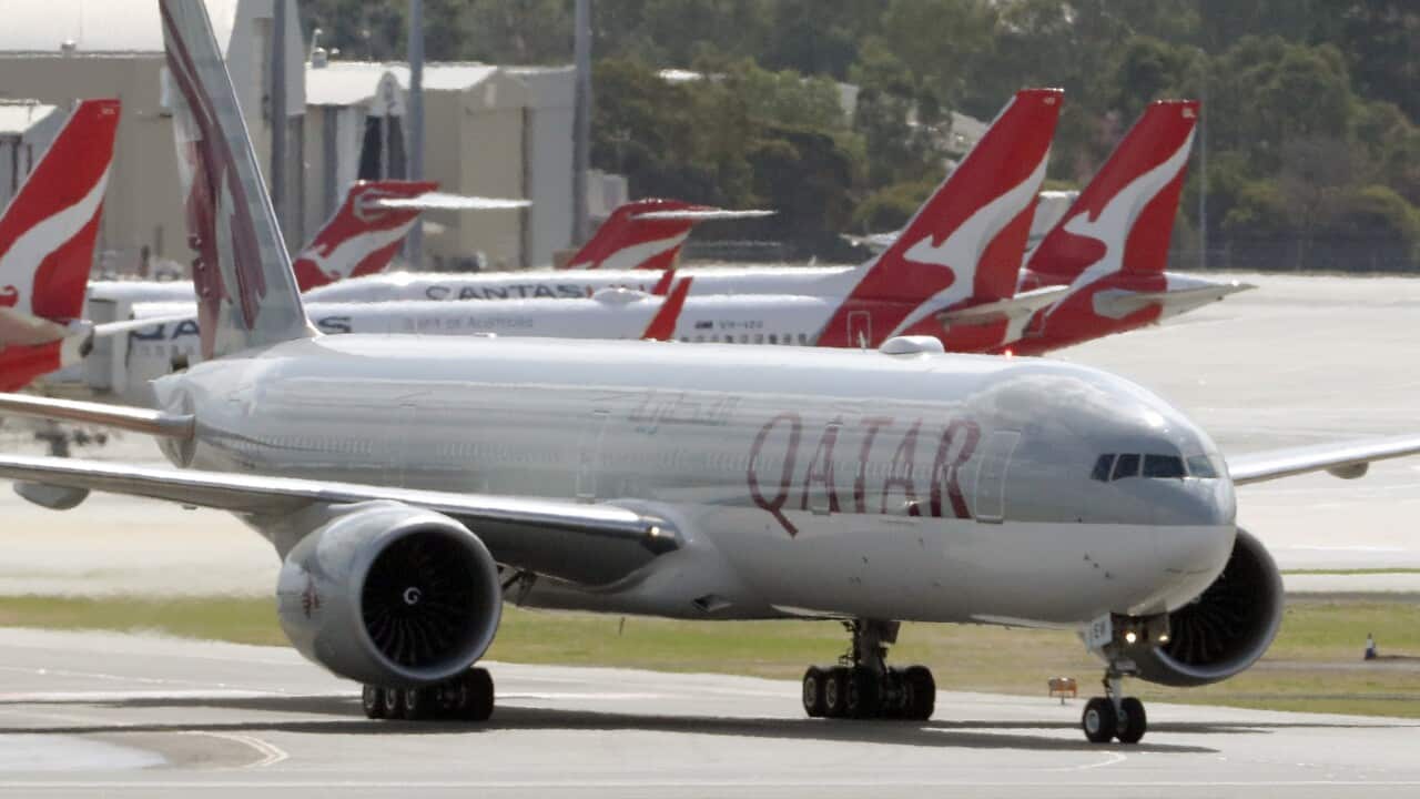 File photo of a Qatar Airways plane