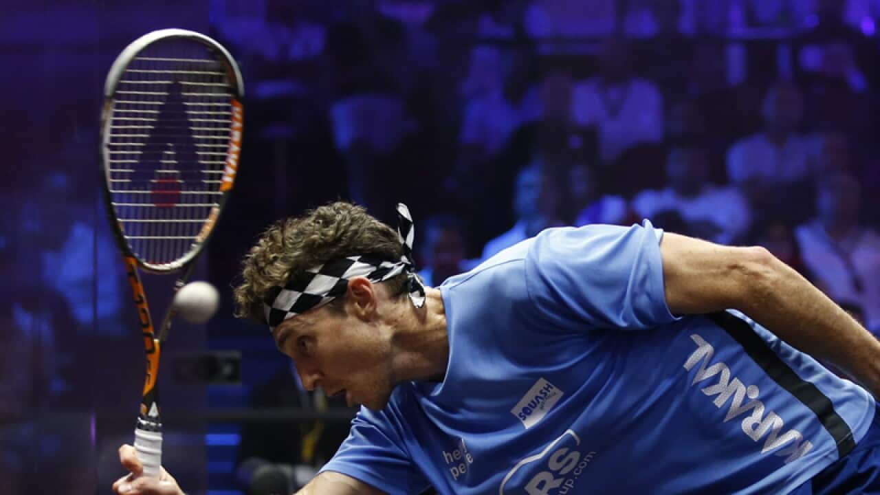 Cameron Pilley of Australia in action