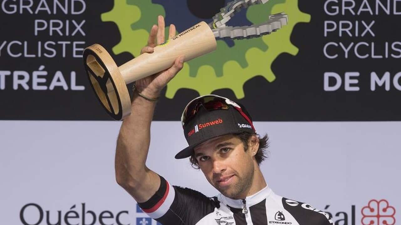 Michael Matthews riding for Team Sunweb