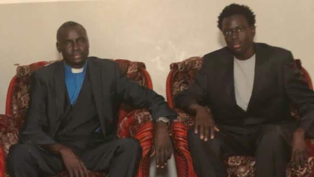 Barnaba Agany and Pastor Daniel Magai