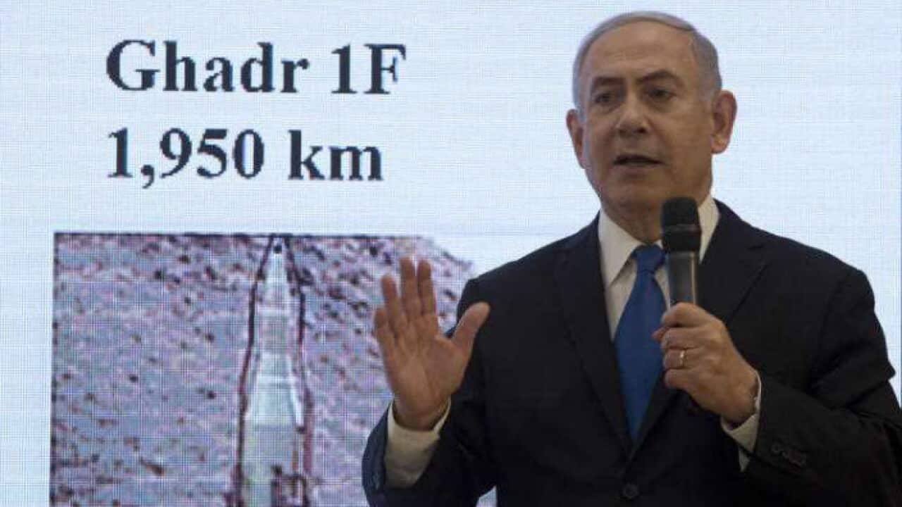 Picture of Israeli Prime Minister Benjamin Netanyahu