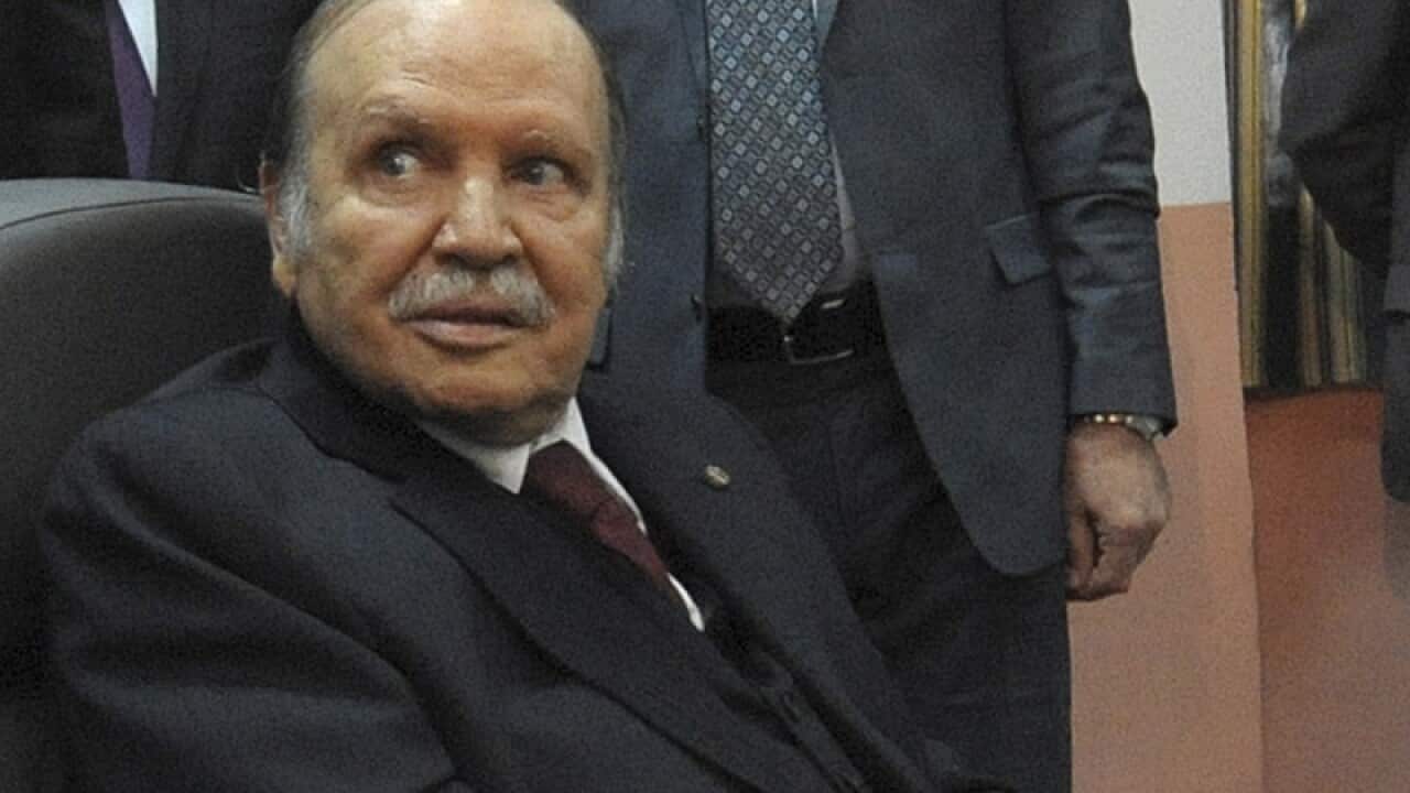 Algerian president Abdelaziz Bouteflika