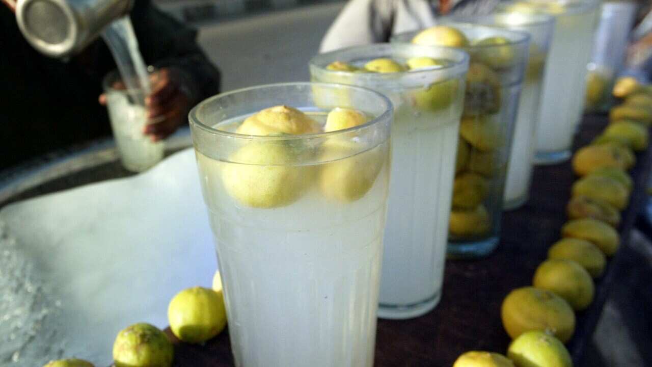 A girl and her father were fined after they set up a lemonade stall.