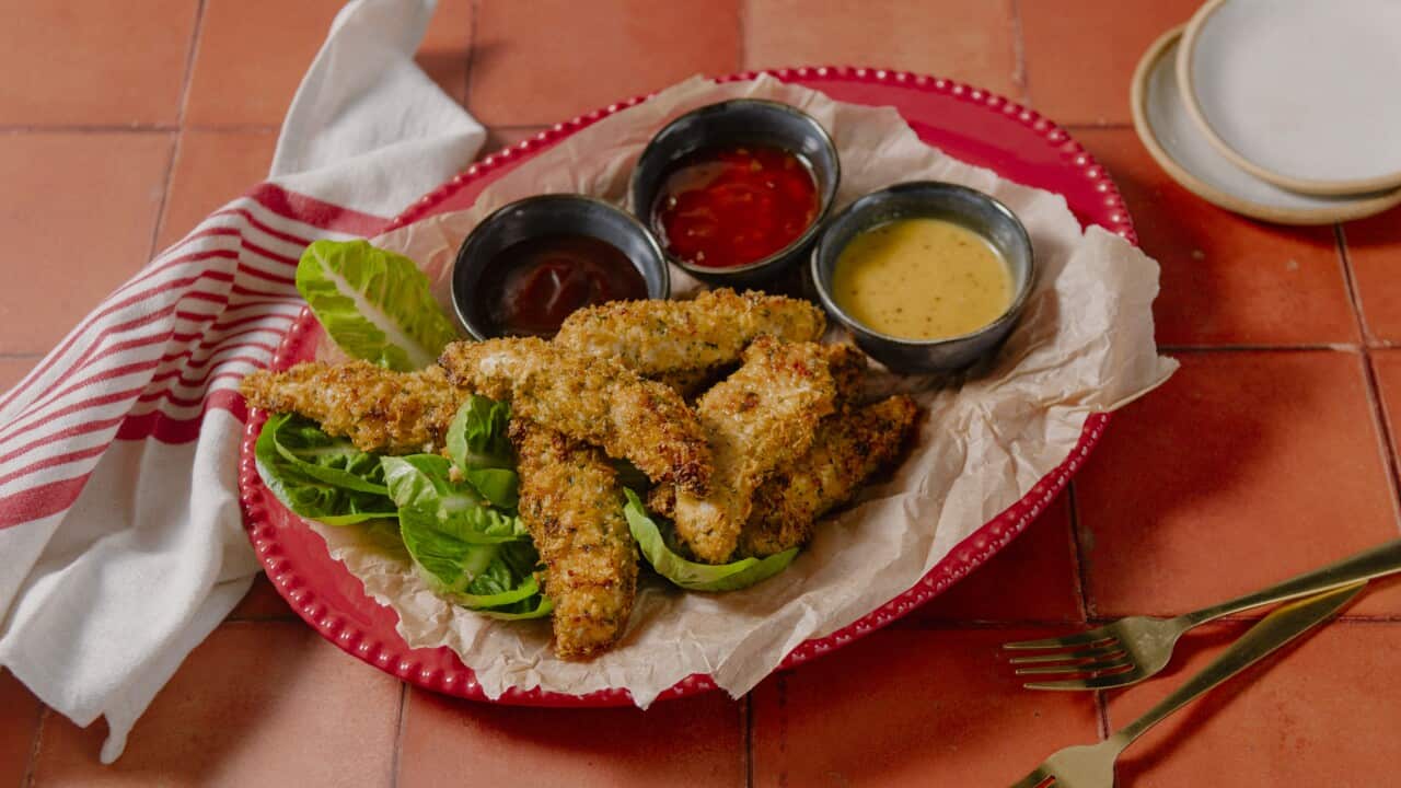 Crunchy chicken fingers