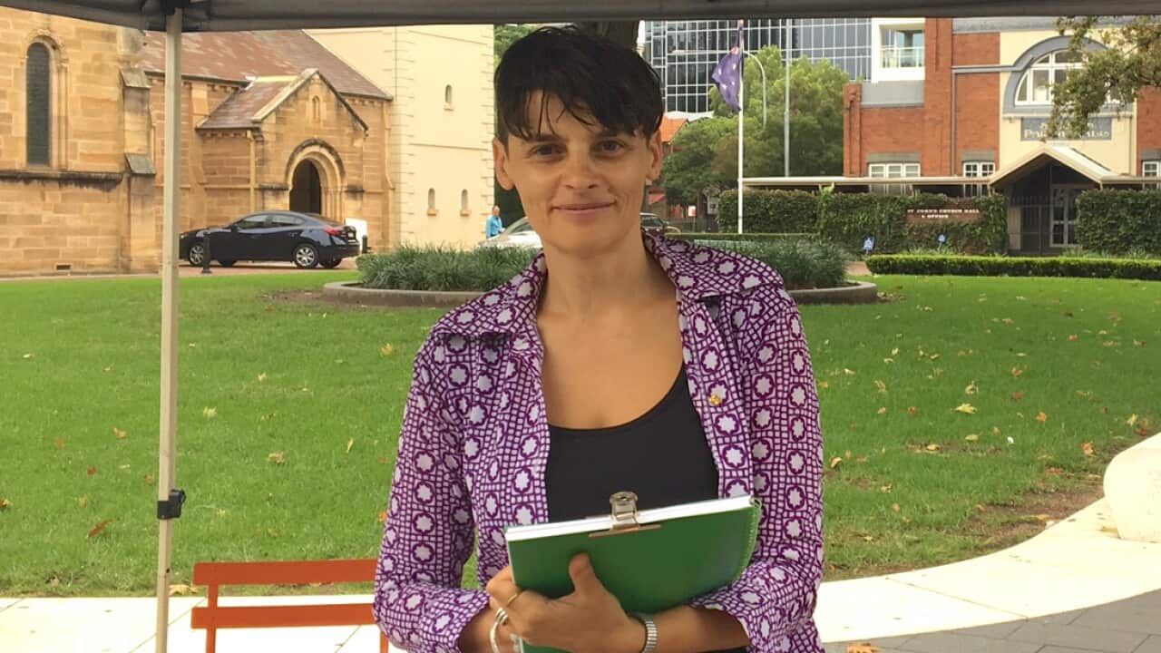 Tasmanian artist Anita Bacic. 