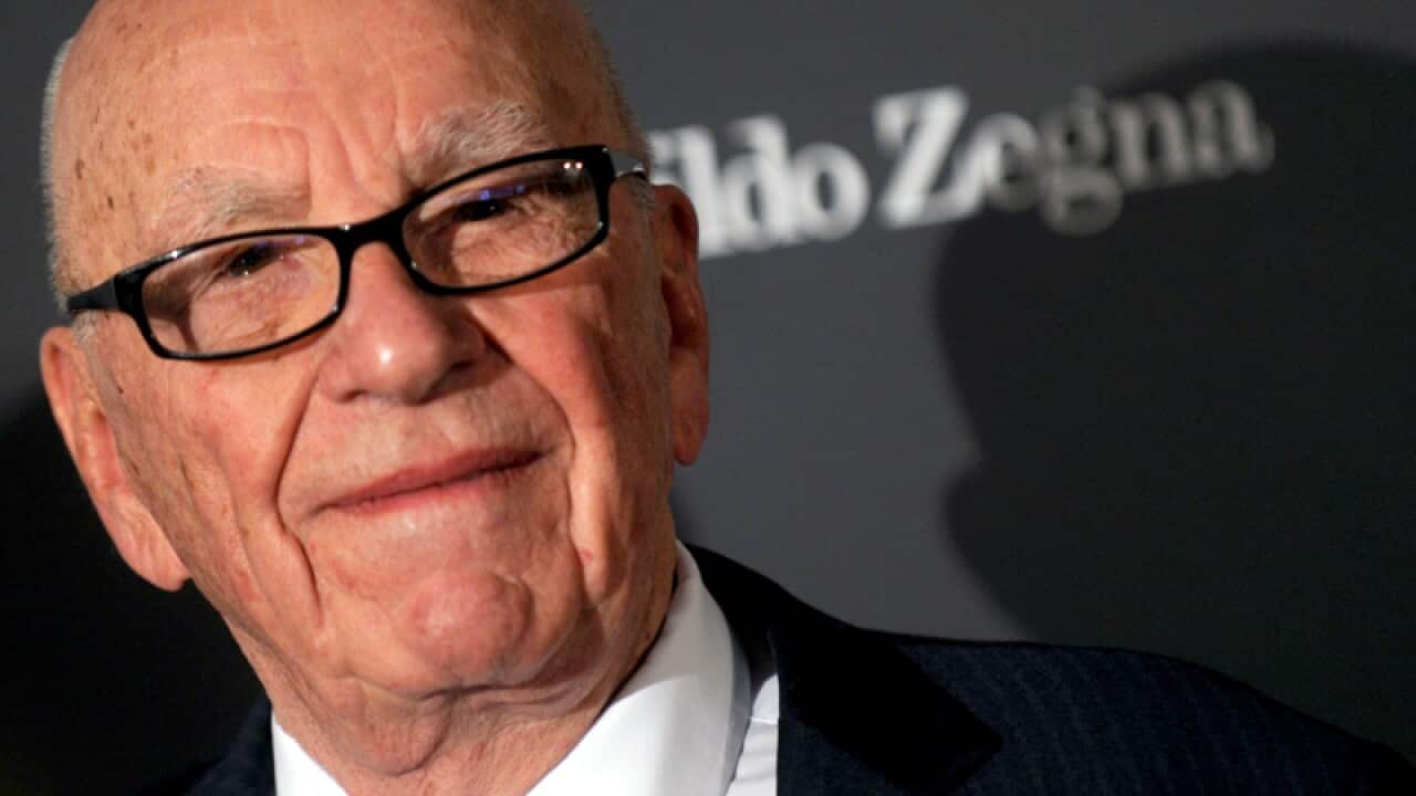 Rupert Murdoch at the MoMA in New York.