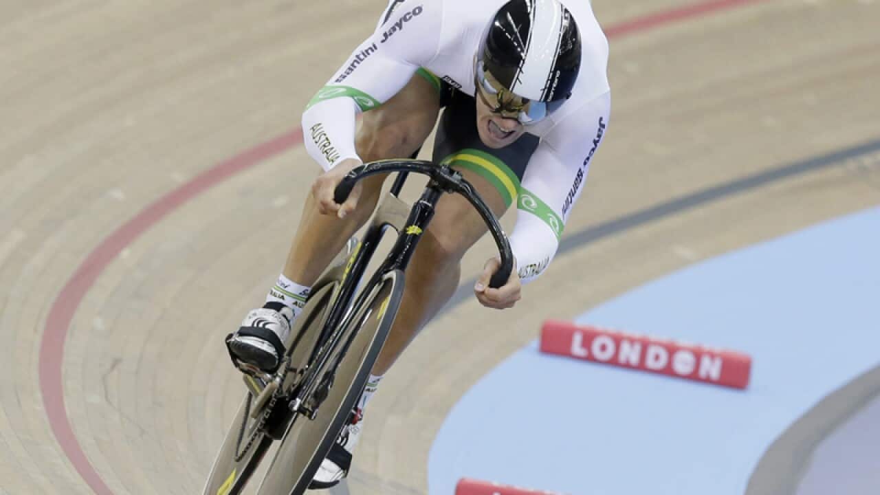 Australian track cyclist Matthew Glaetzer