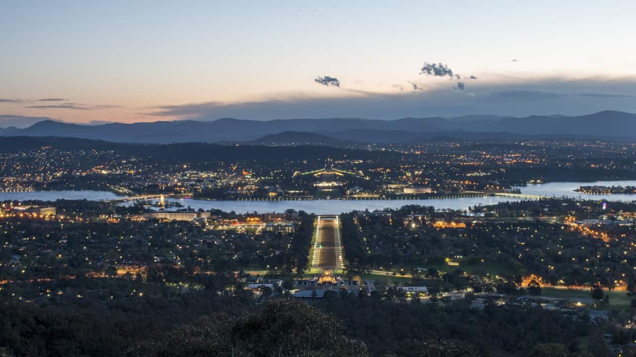 View of Canberra Australia