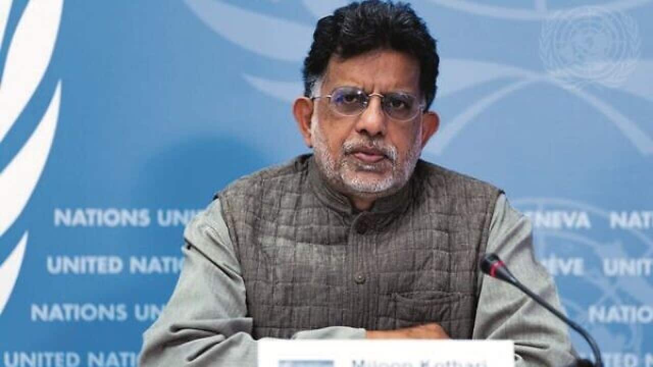 Commission of inquiry member Miloon Kothari pictured in June 2022