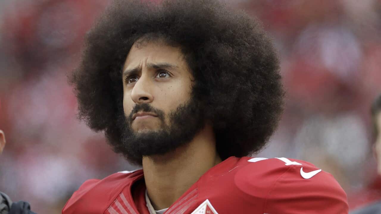 San Francisco 49ers quarterback Colin Kaepernick 
