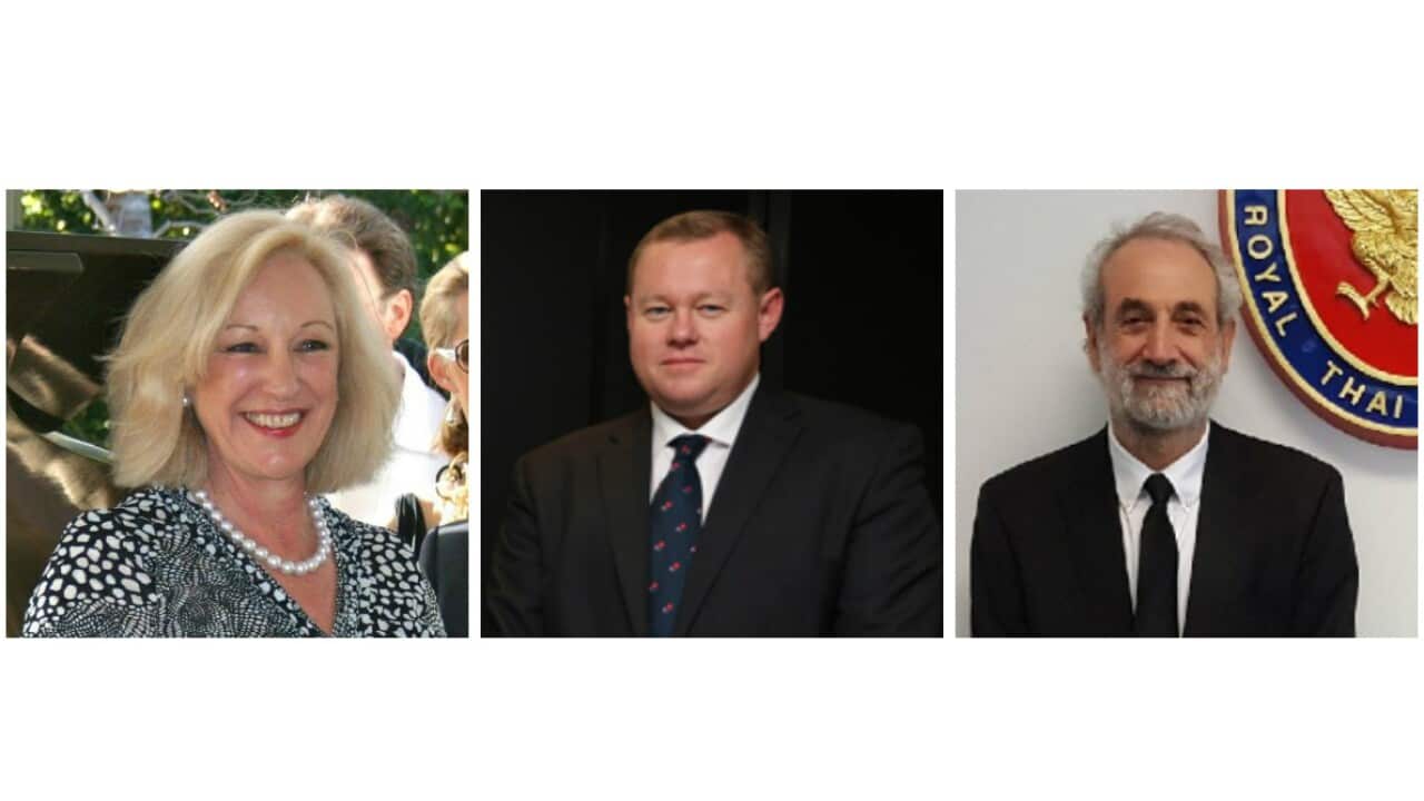 Royal Thai consul generals of Adelaide, Brisbane and Pert