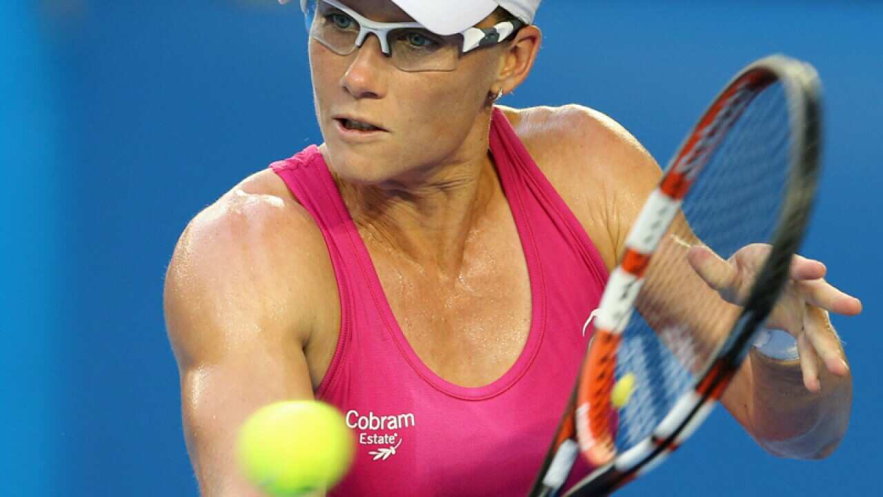 Australian tennis player Sam Stosur