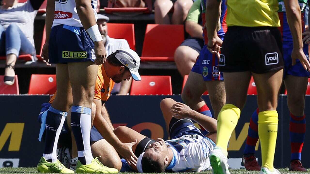 Jarryd Hayne of the Titans