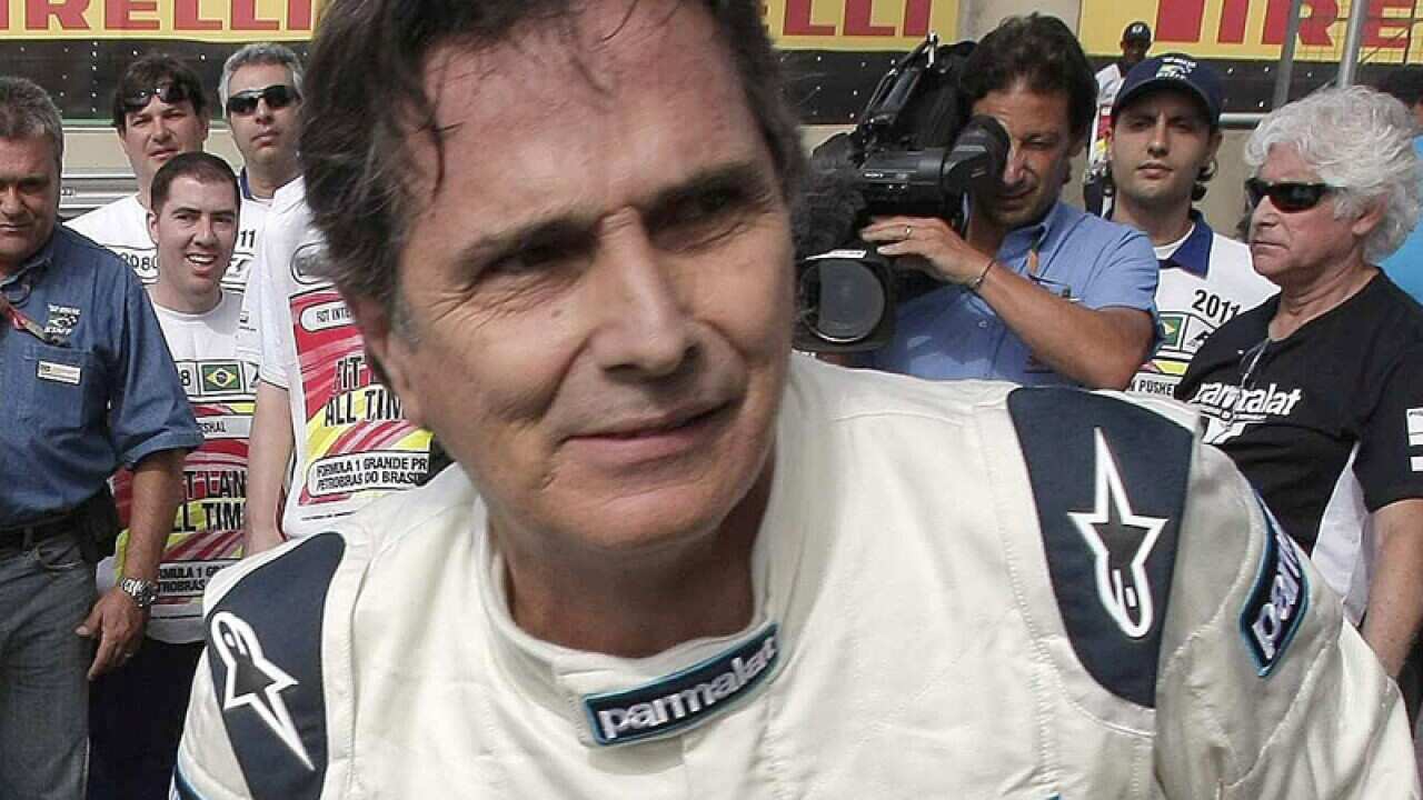 Former Brazilian Formula One driver Nelson Piquet