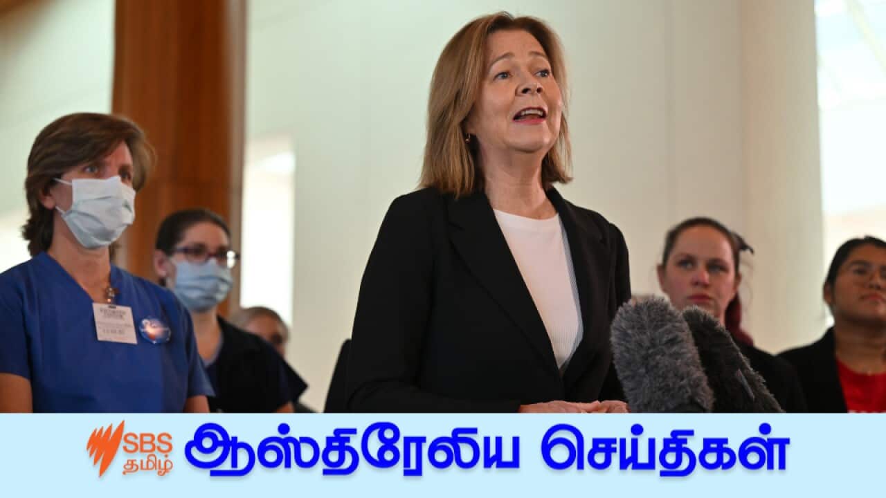 Australian Council of Trade Unions ACTU President Michele O'Neil a press conference at Parliament House in Canberra