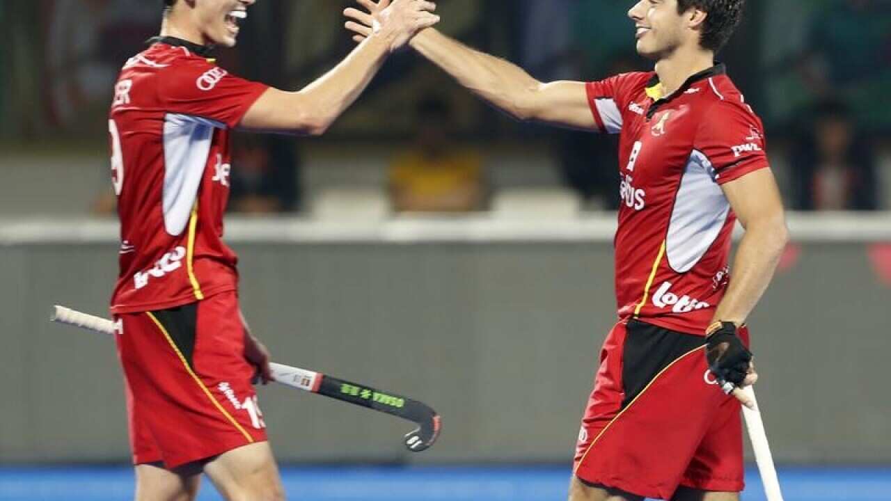 Belgium hockey stars