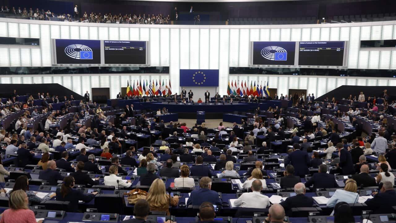 European Parliament session in Strasbourg