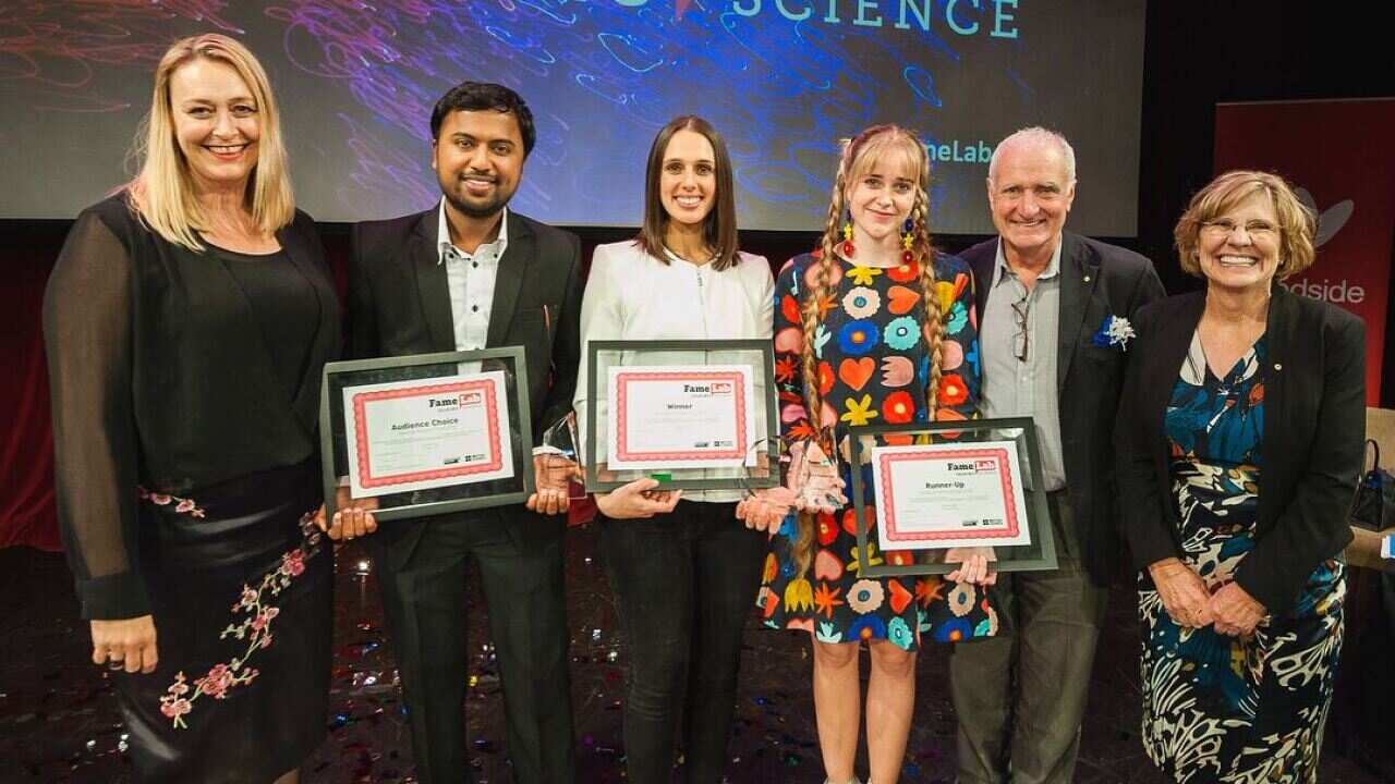 Muthu Vellayappan wins at Famelab