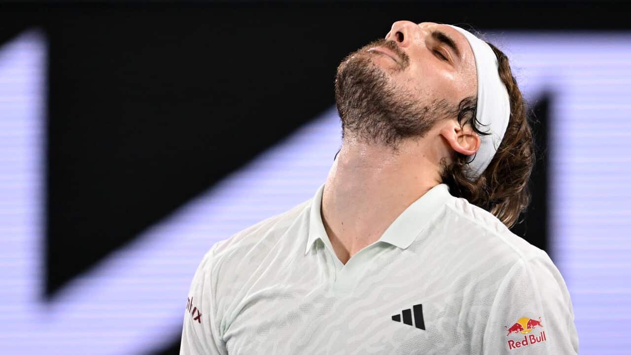 Stefanos Tsitsipas of Greece