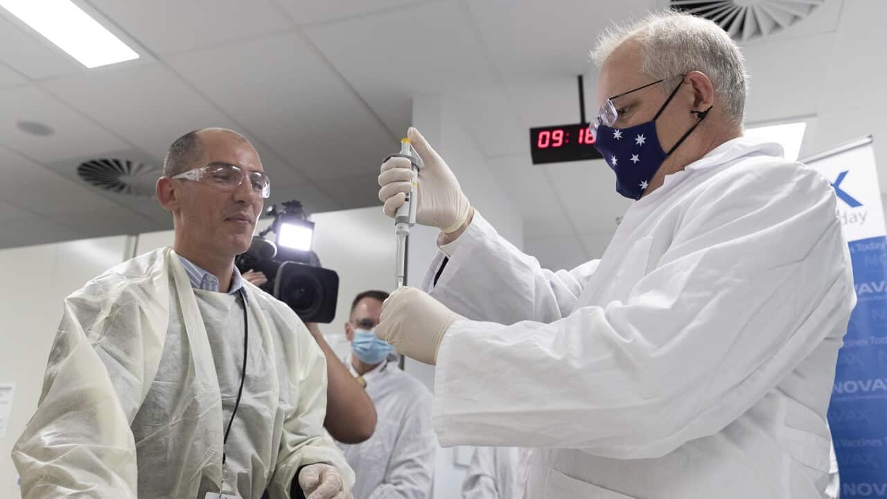 Scott Morrison tours the Scientia Clinical Research facility in Sydney