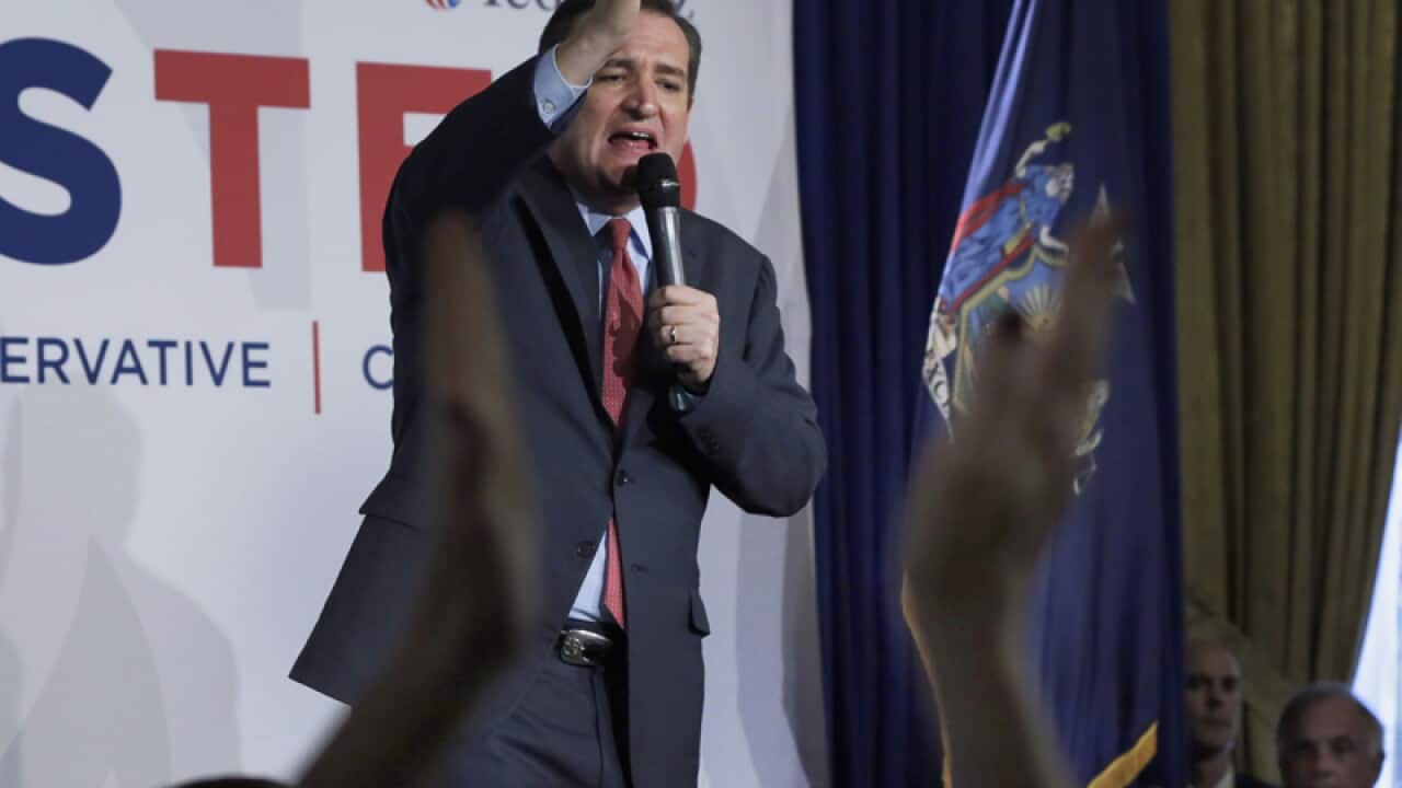 Republican candidate Ted Cruz