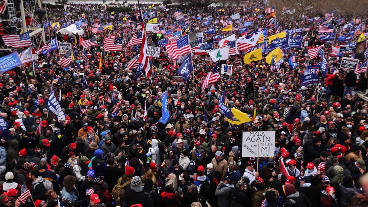 Trump Supporters Hold "Stop The Steal" Rally In DC Amid Ratification Of Presidential Election