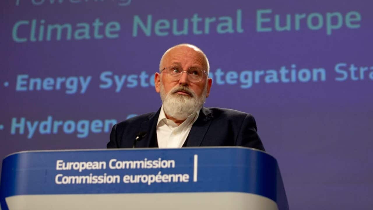 European Commission vice-president in charge for European green deal Frans Timmermans.
