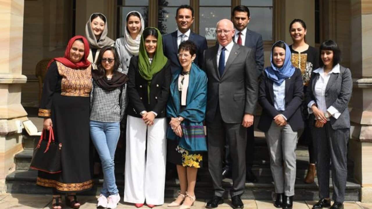 Afghan women delegates