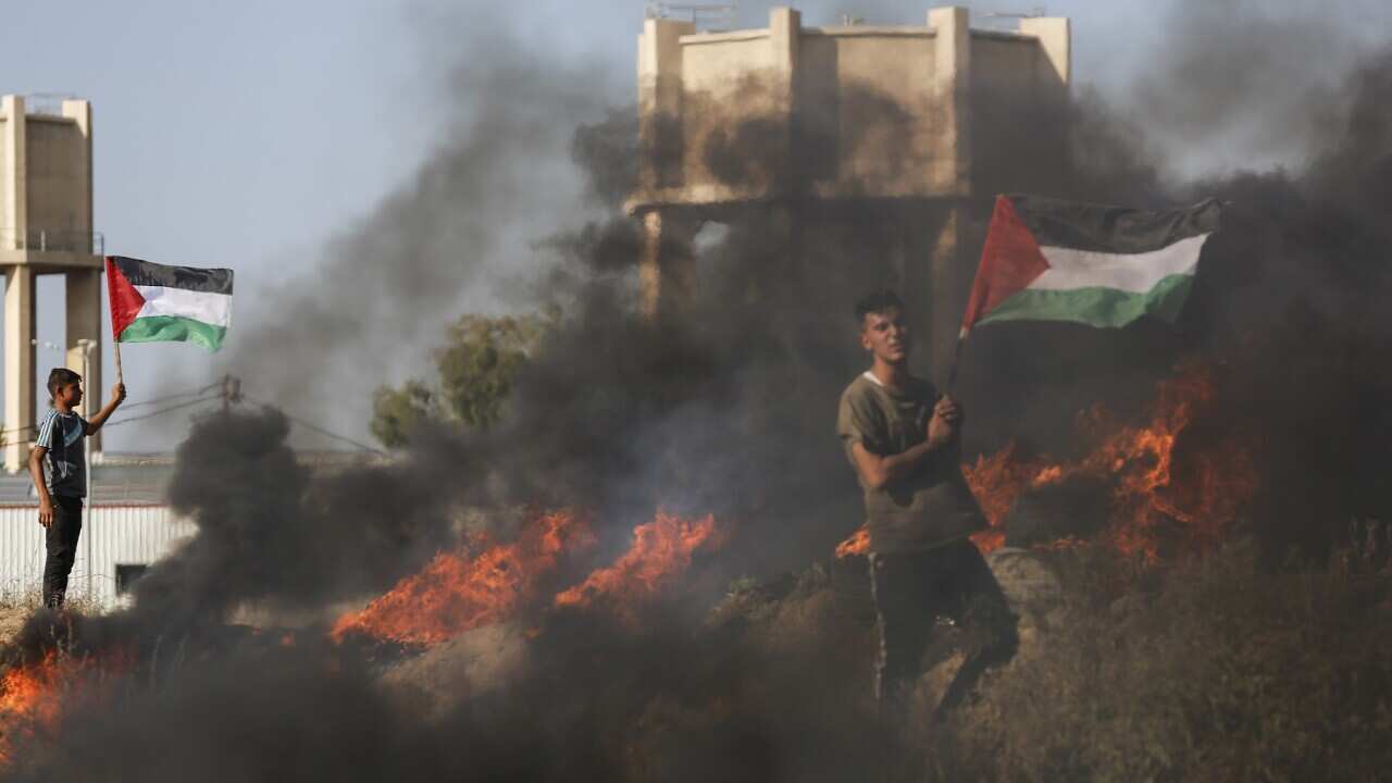 Protest against Israeli military operations in Nablus, Palestine - 03 July 2023