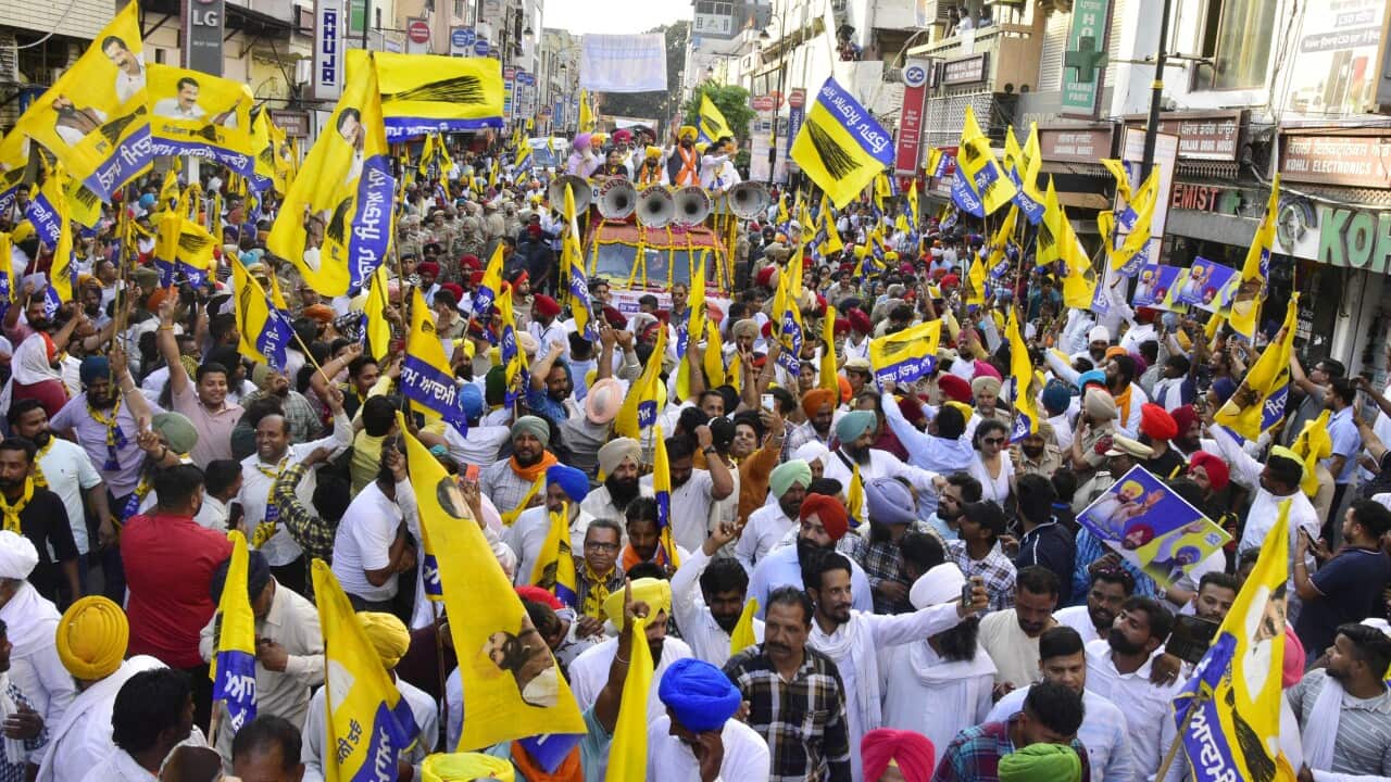 India: Punjab Chief Minister Bhagwant Mann Campaigns For AAP Candidate from Amritsar Lok Sabha Constituency Kuldeep Singh Dhaliwal