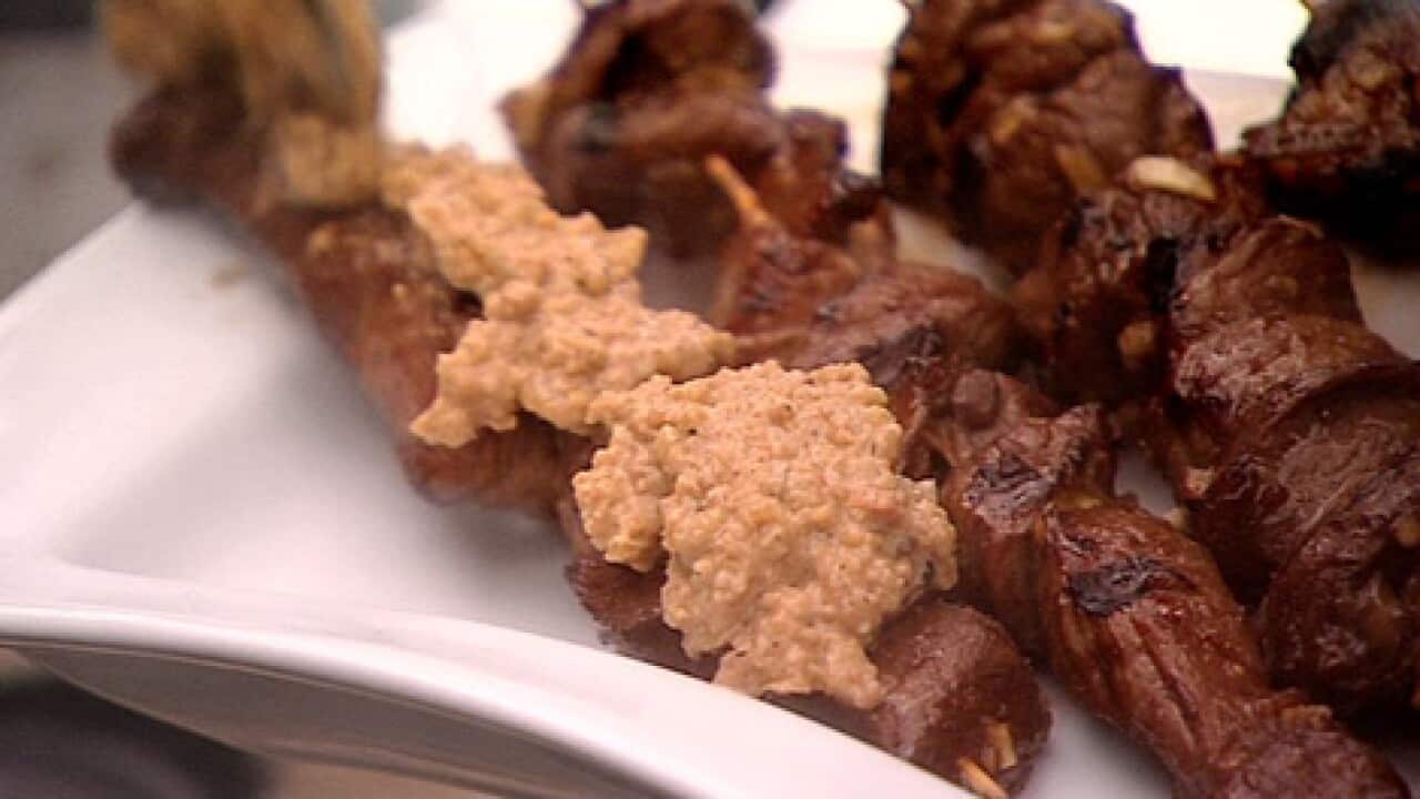 Satay daging