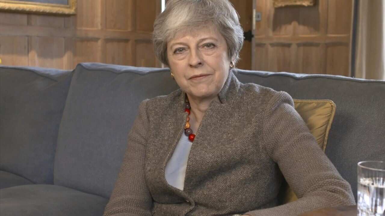 PM Theresa May used a video message to explain why she's turned to Labour to get a Brexit deal.