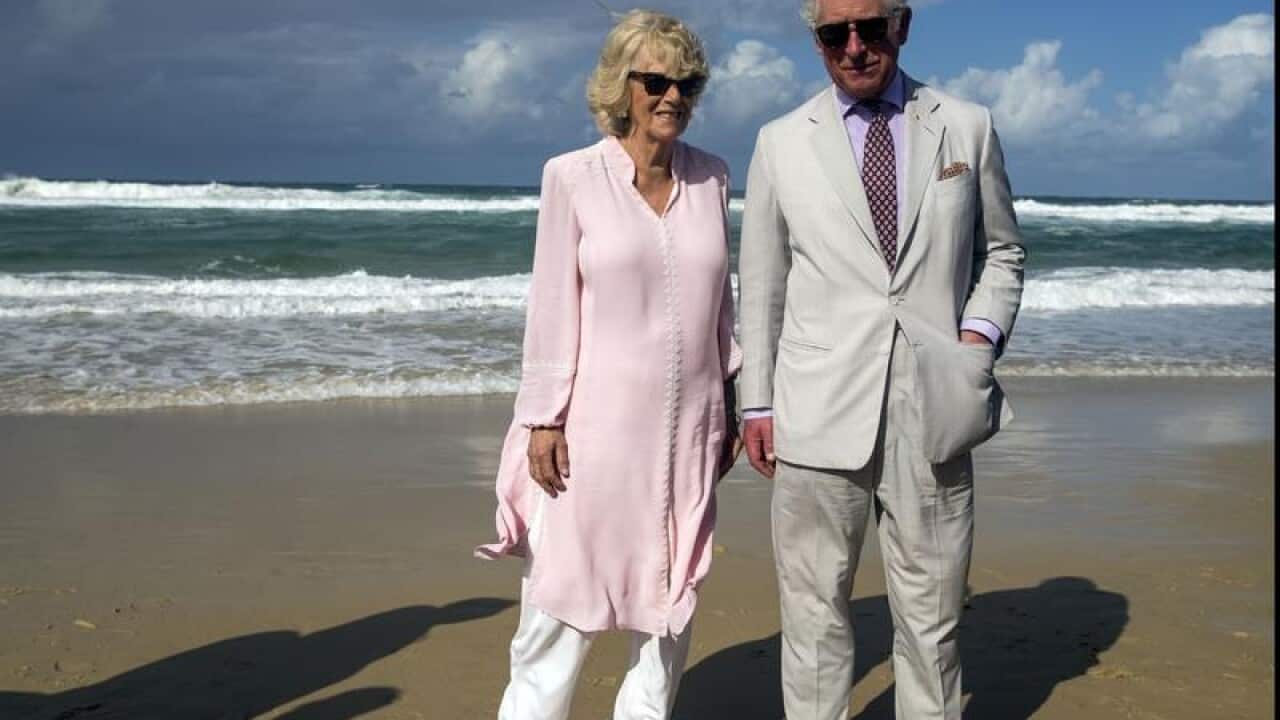 The Prince of Wales and the Duchess of Cornwall visits Broadbeach.