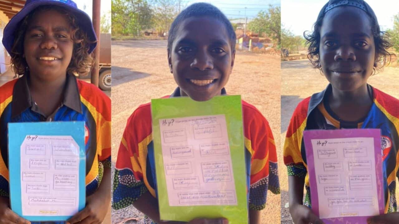 Ngukurr School students