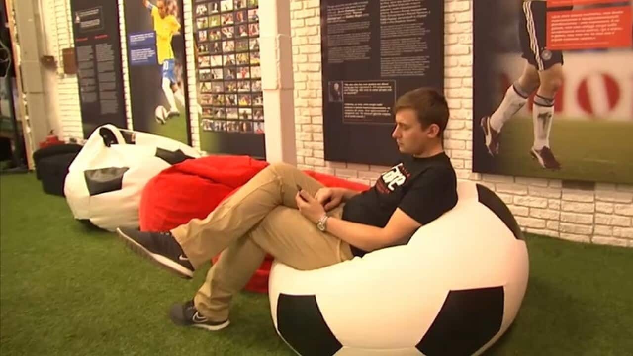 Pavel Klymenko, Project Officer at Diversity House, a World Cup community centre