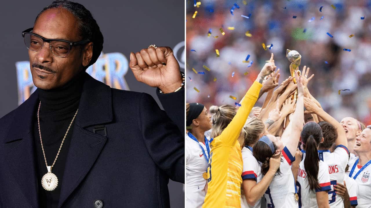 Snoop Dogg has backed calls for equal pay for female athletes. 