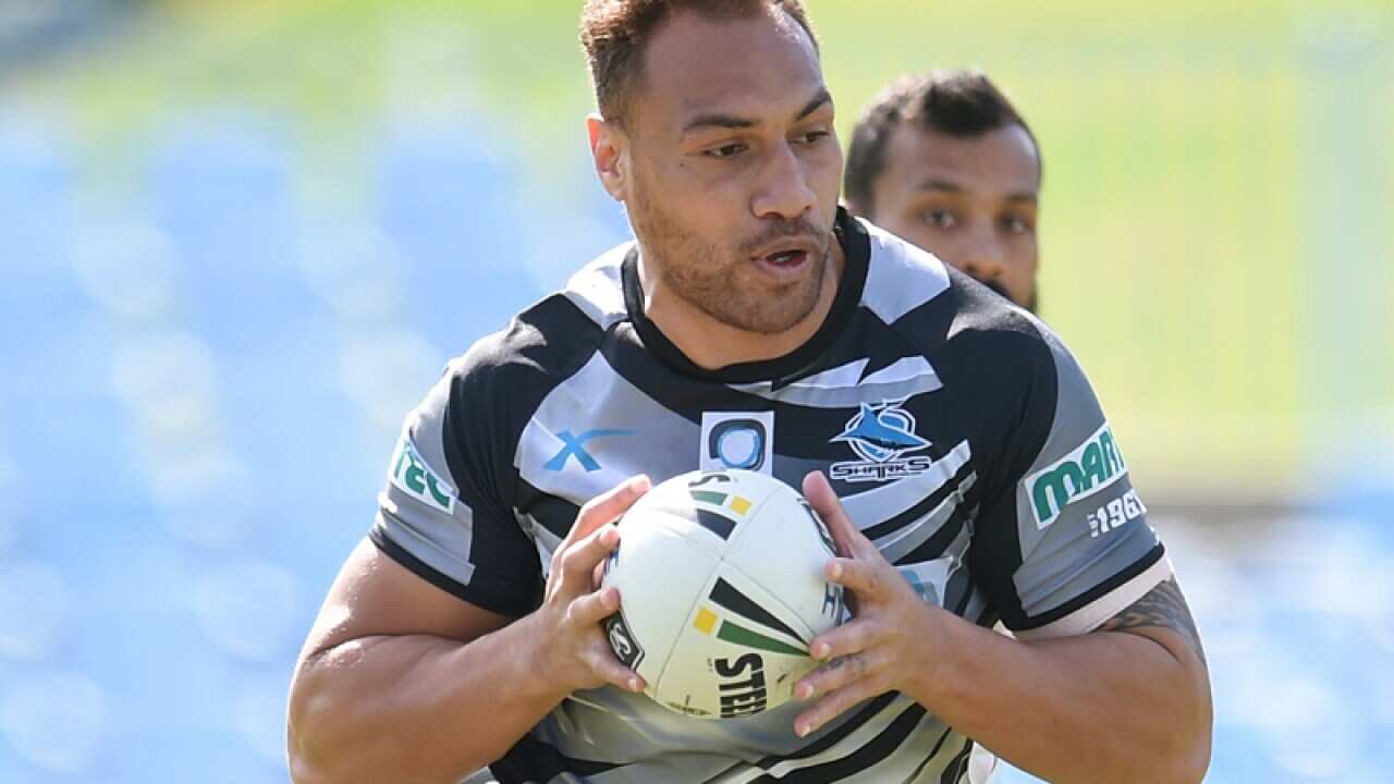 Cronulla Sharks forward Sam Tagataese