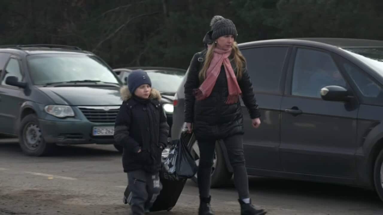 Dasha is one of many Ukrainians trying to make it to the border