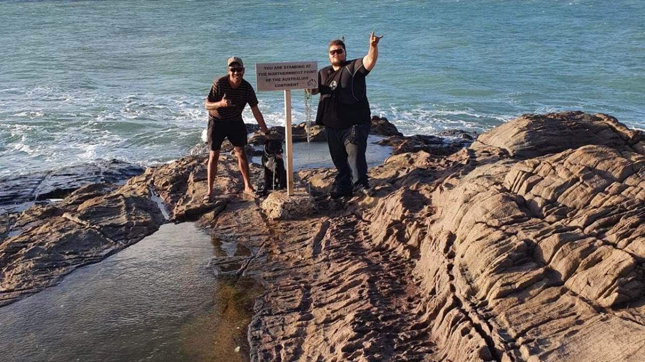 Cape York Traditional Owners are angered at the increasing number of tourists attaching memorial plaques to cliffs at Frangipani Bay (Pajinkathe