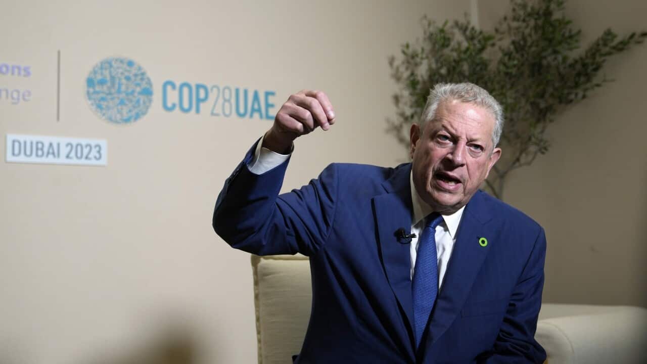 Al Gore, former U.S. vice president,, is critical of COP28