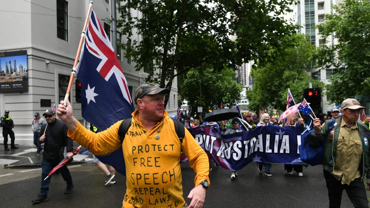 ANTI IMMIGRATION RALLY MELBOURNE