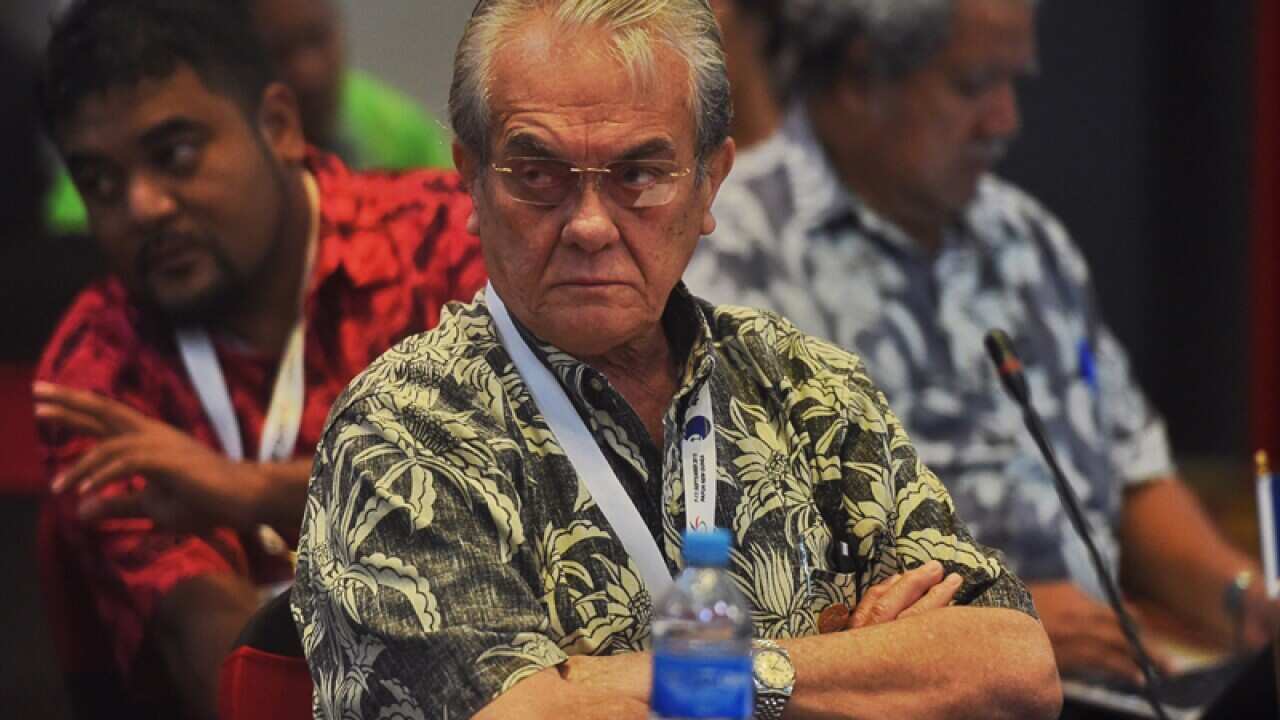 Marshall Islands government minister Tony de Brum