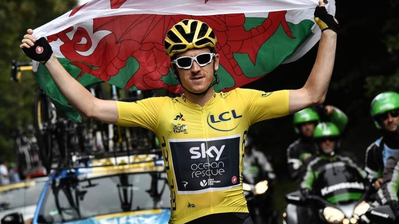 Welsh cycling star Geraint Thomas
